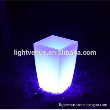 High qualtiy LED decorative indoor flower pot christmas decor planter